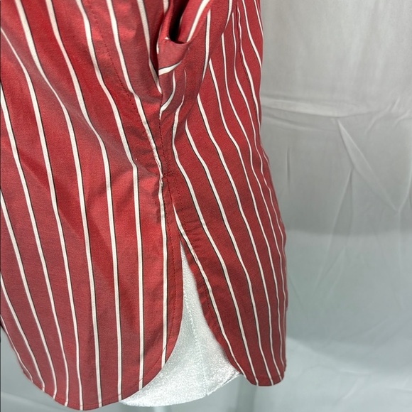 Isabel Marant Étoile Striped Silk Coral Button-Up Shirt, Size 38 / US 6 – Design - Picture 6 of 10